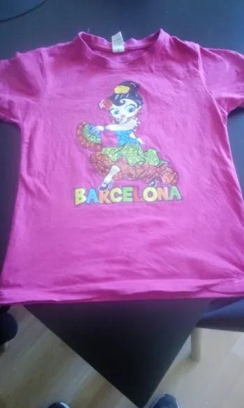 Tee-shirt fille Barcelone