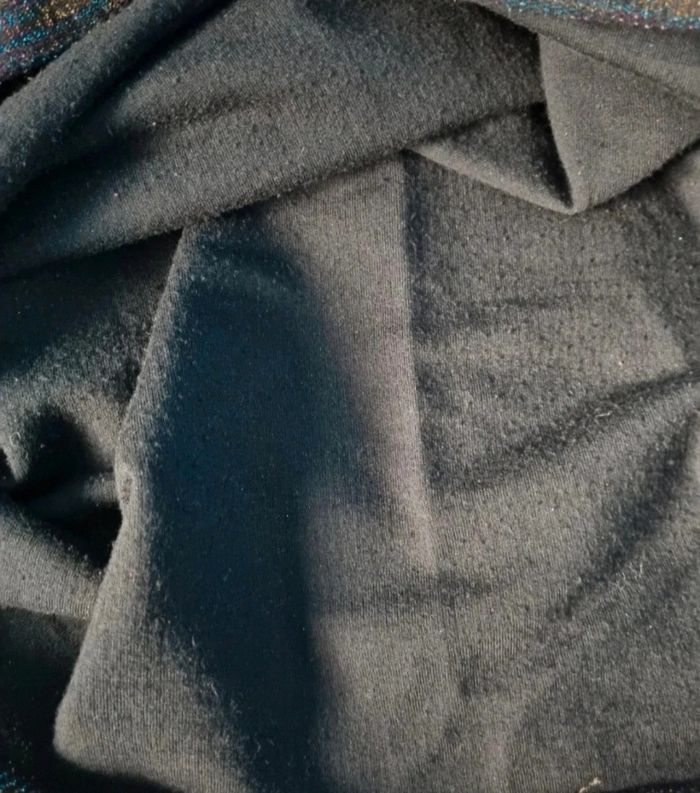 Robe courte noir à paillette multicolore taille S - photo numéro 9