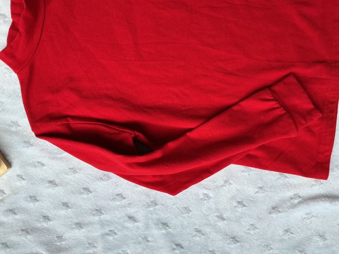 sous pull col montant 12 ans rouge bouny baby - photo numéro 4