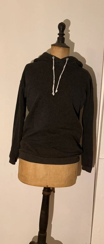 Sweat à capuche noir In Extenso