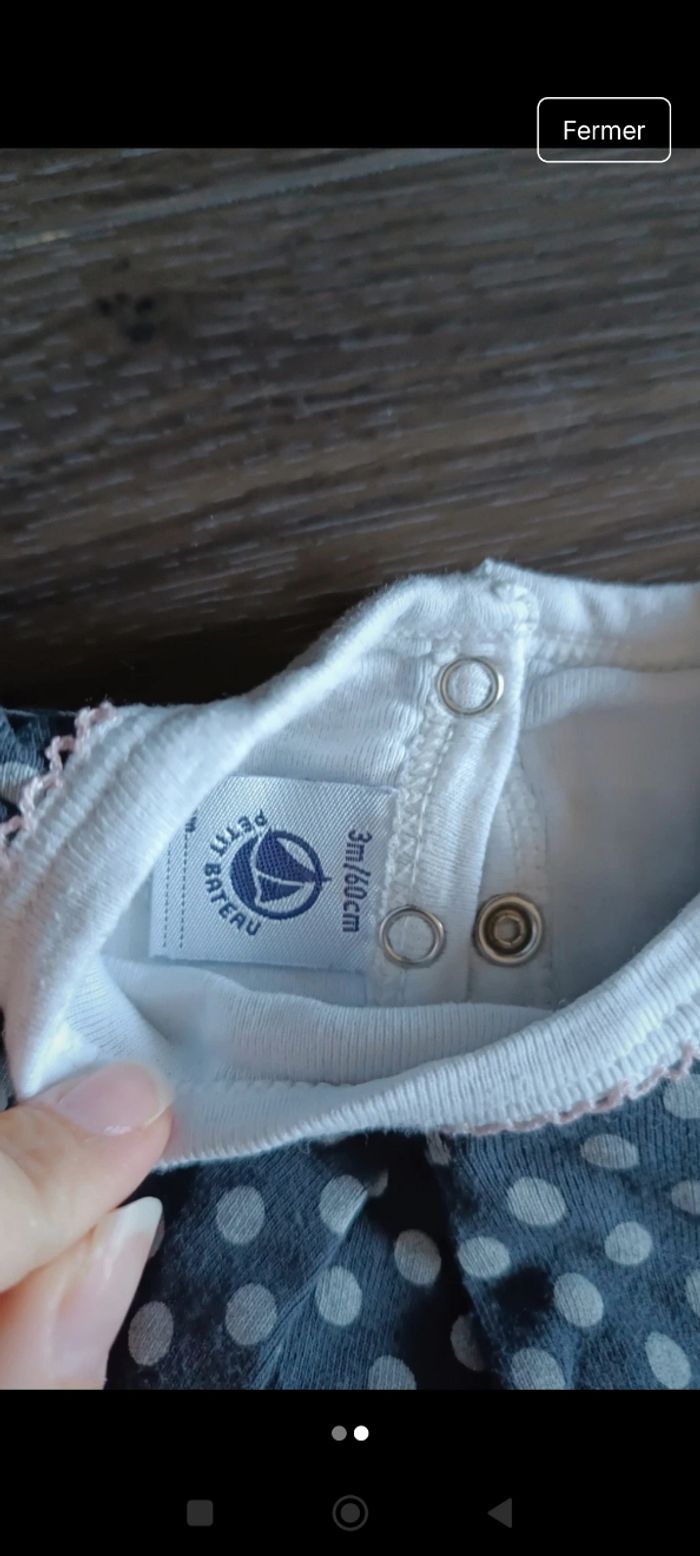 Bodies petit bateau x2 - photo numéro 2