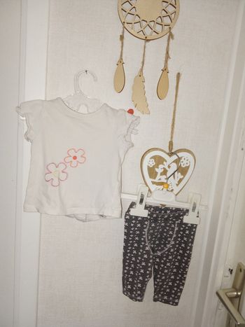 Ensemble mi saison été bébé fille 1 mois orchestra legging, blouse