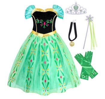 Déguisement robe princesse Anna et ces accessoires taille 5-6ans