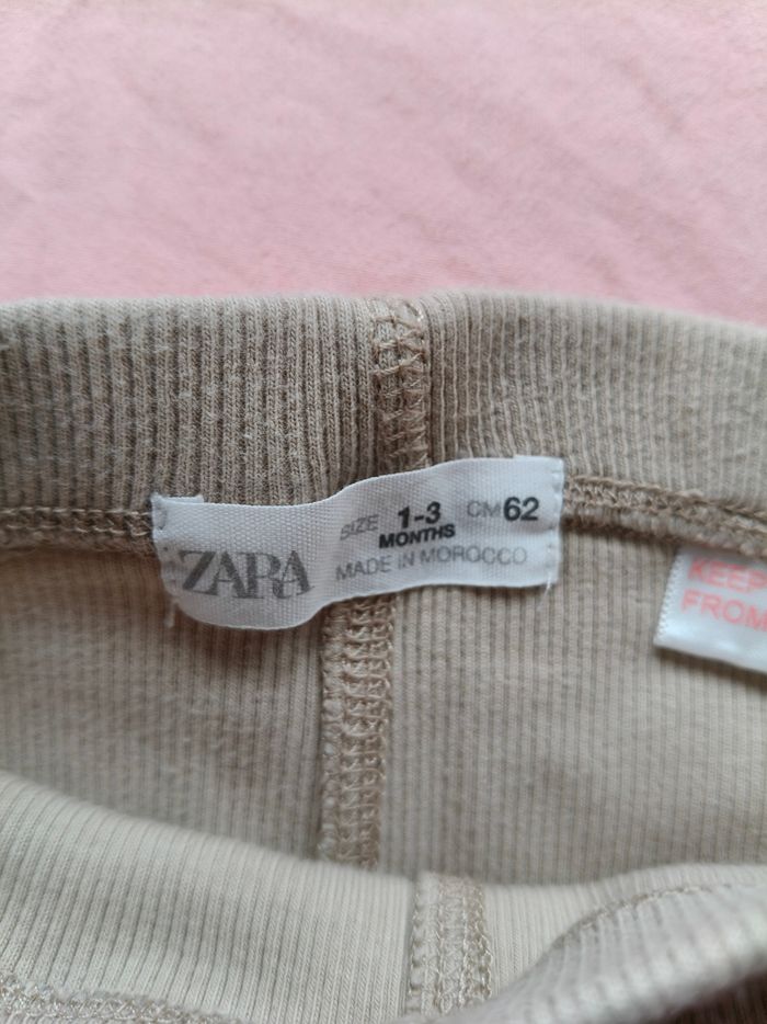 Pantalon mixte Zara beige 62 cm - photo numéro 2