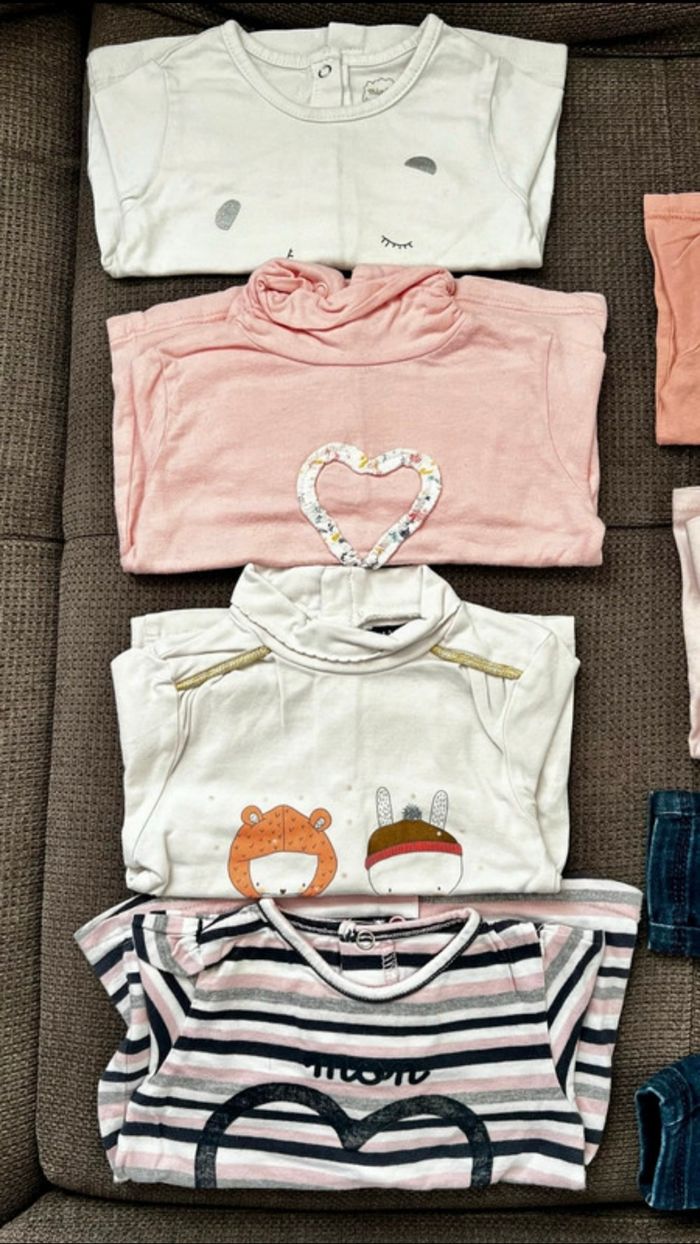 Lot de vêtements hiver fille 9 mois - photo numéro 4