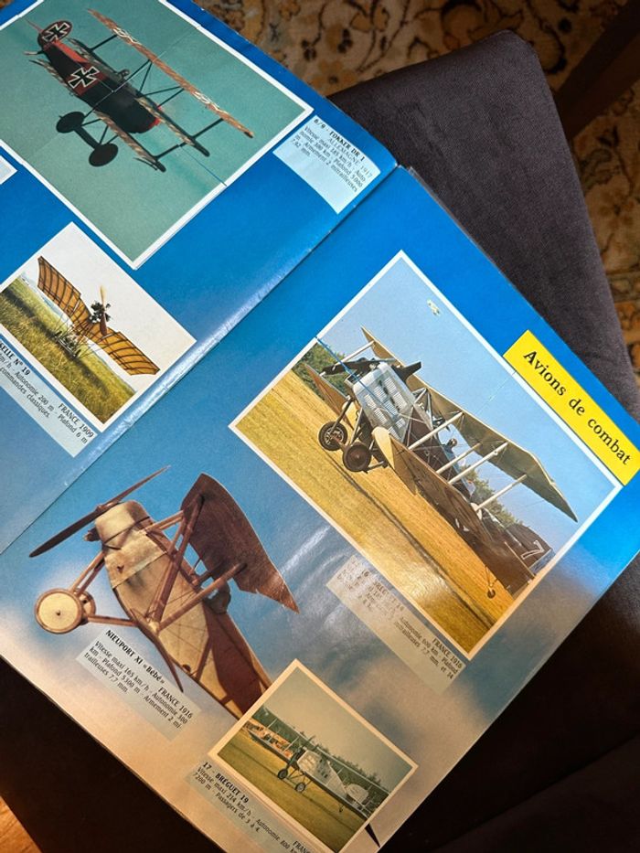 Album Panini complet ancien vintage Les avions hélicoptères fusées aviation histoire stickers - photo numéro 4