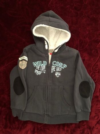 Gilet chaud marine doublé