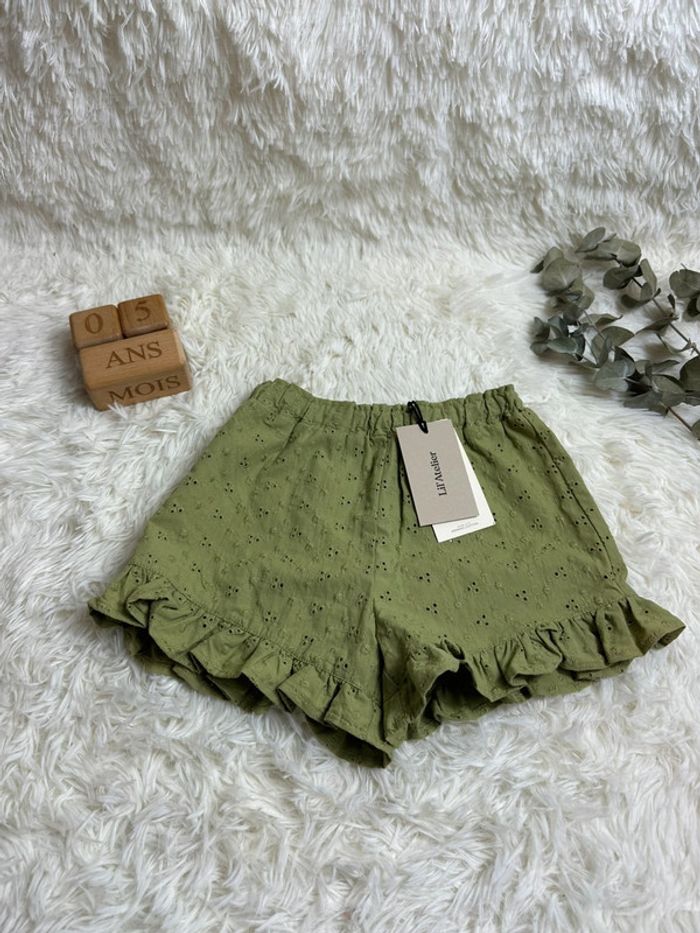 Short broderie anglaise Lil Atelier taille 5 ans
