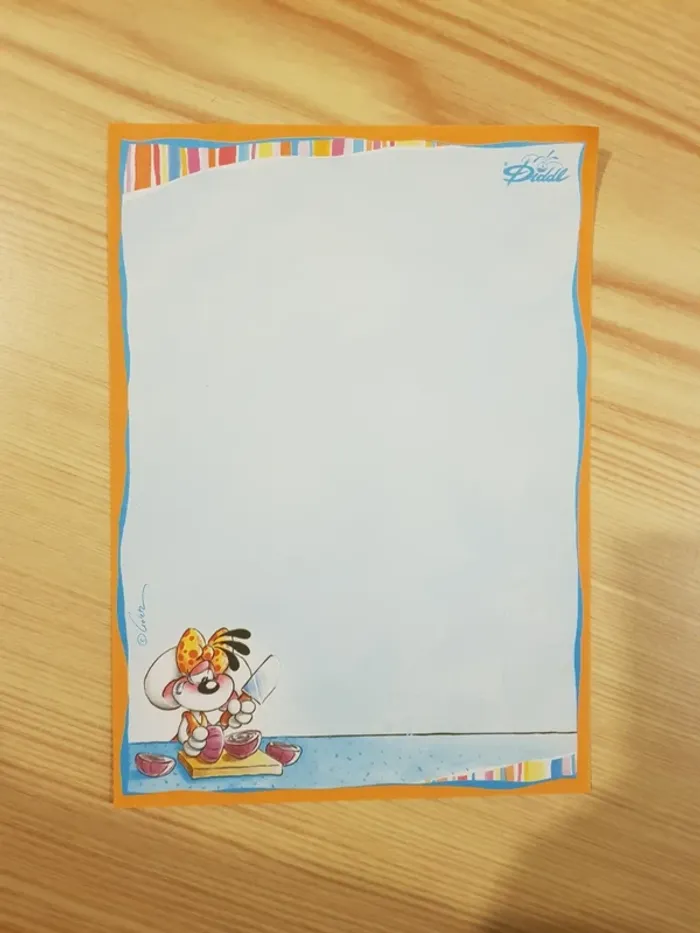 Feuille A6 diddl 🔄n °189 - photo numéro 2