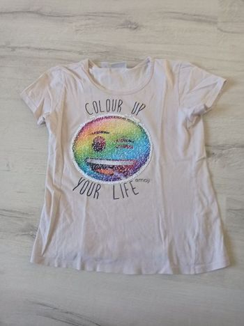 Tee-shirt marque emoji taille 10 11 ans