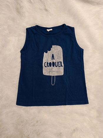 1Euro _ Débardeur " À croquer " T. 4 ans