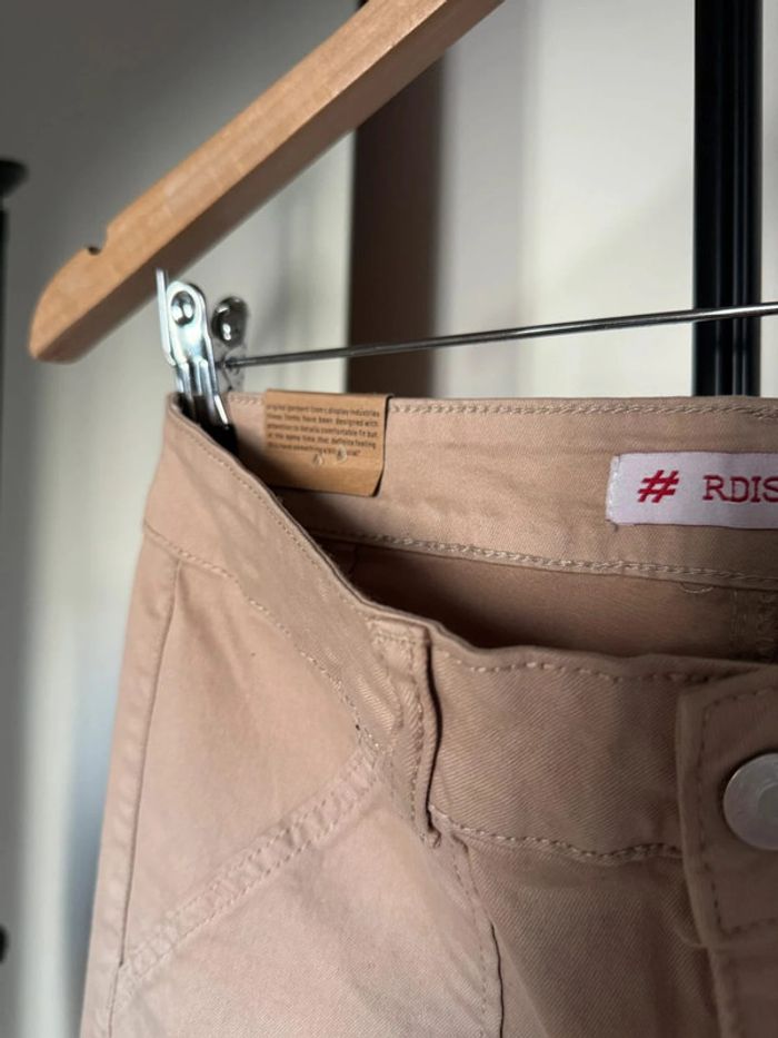 Pantalon en jean beige 38 - photo numéro 5