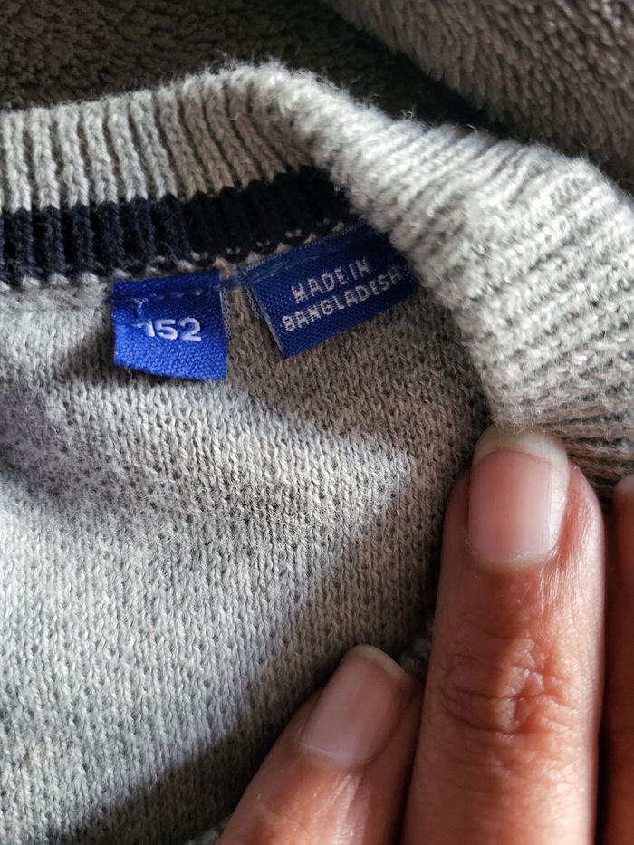 Pull gris jack & Jones 12 ans - photo numéro 5