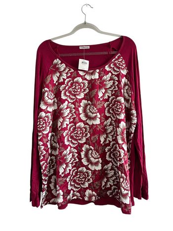 Blouse Rougegorge manches longues femme taille 44-46