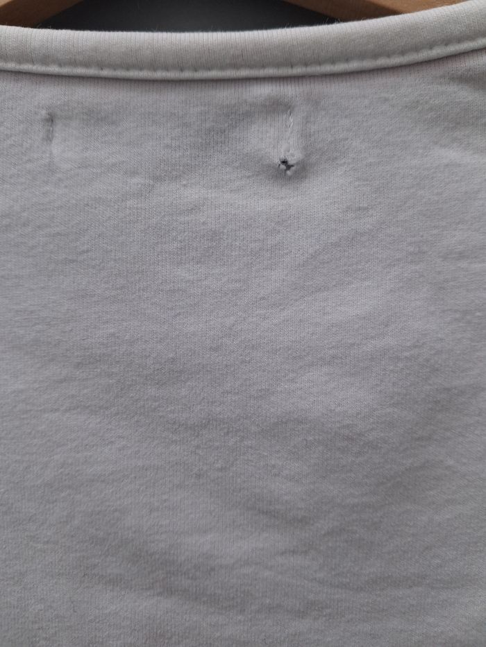 T-shirt blanc à manches longues - 10 ans - photo numéro 4