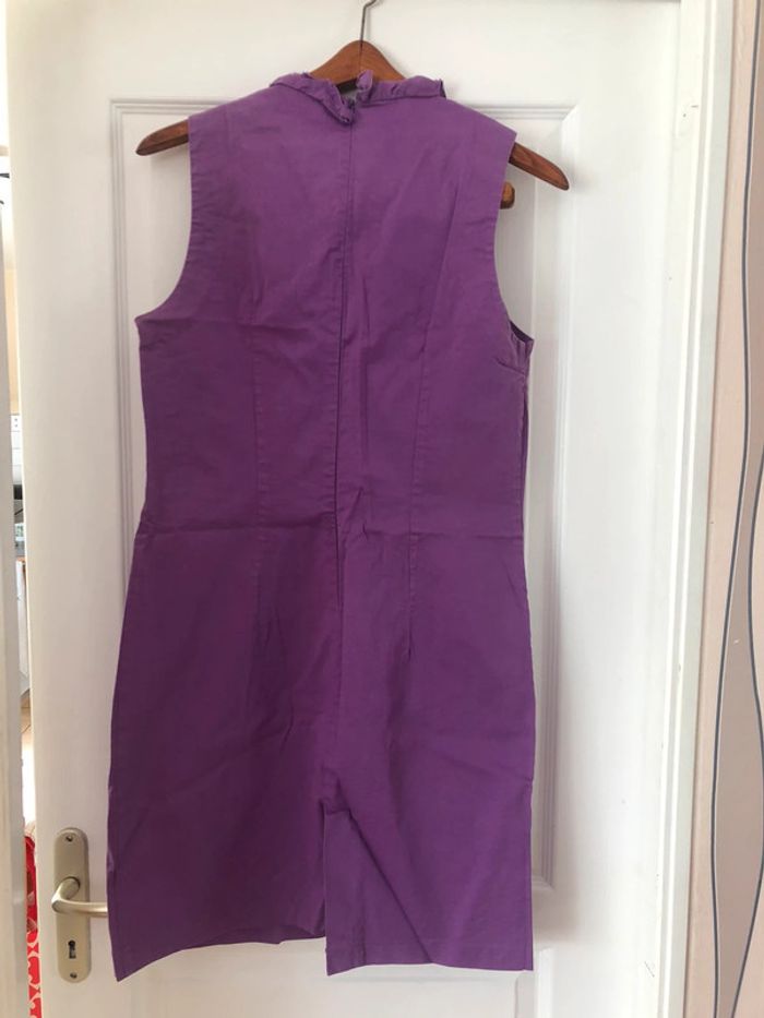 Robe violette sans manches - photo numéro 2