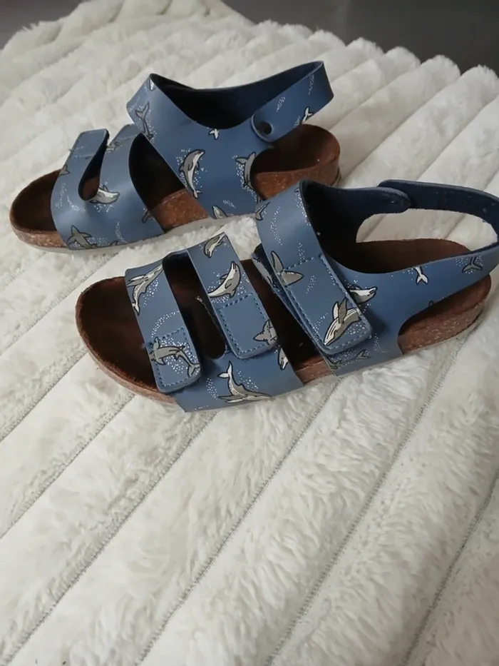 Sandales en cuir garçon gemo - photo numéro 2