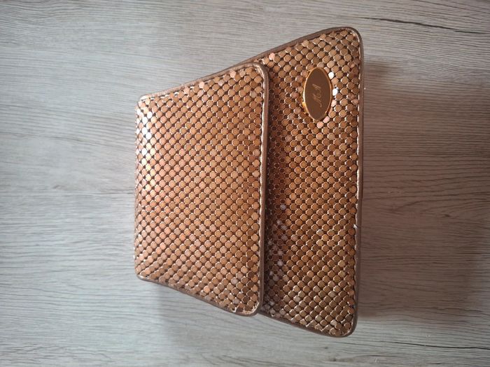 Sac à maille couleur broze bandoulière