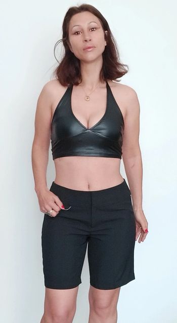 Short long chic noir 40