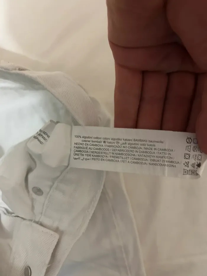 Jean pull & bear blanc - photo numéro 9