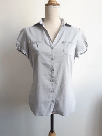 Chemise grise cintrée Logoclub T40