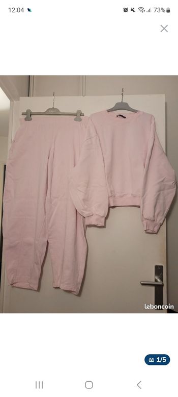 Ensemble Jogging rose pale Zara -Taille M (38)💕