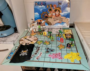 Jeu de société One Piece - L'aventure de Luffy et de son équipage.