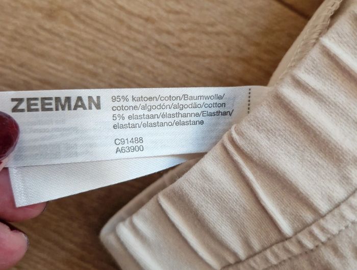 Legging mixte Zeeman beige uni 62 cm - photo numéro 3