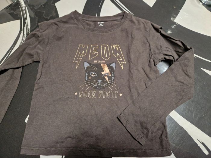 Tee shirt 8 ans kiabi gris noir