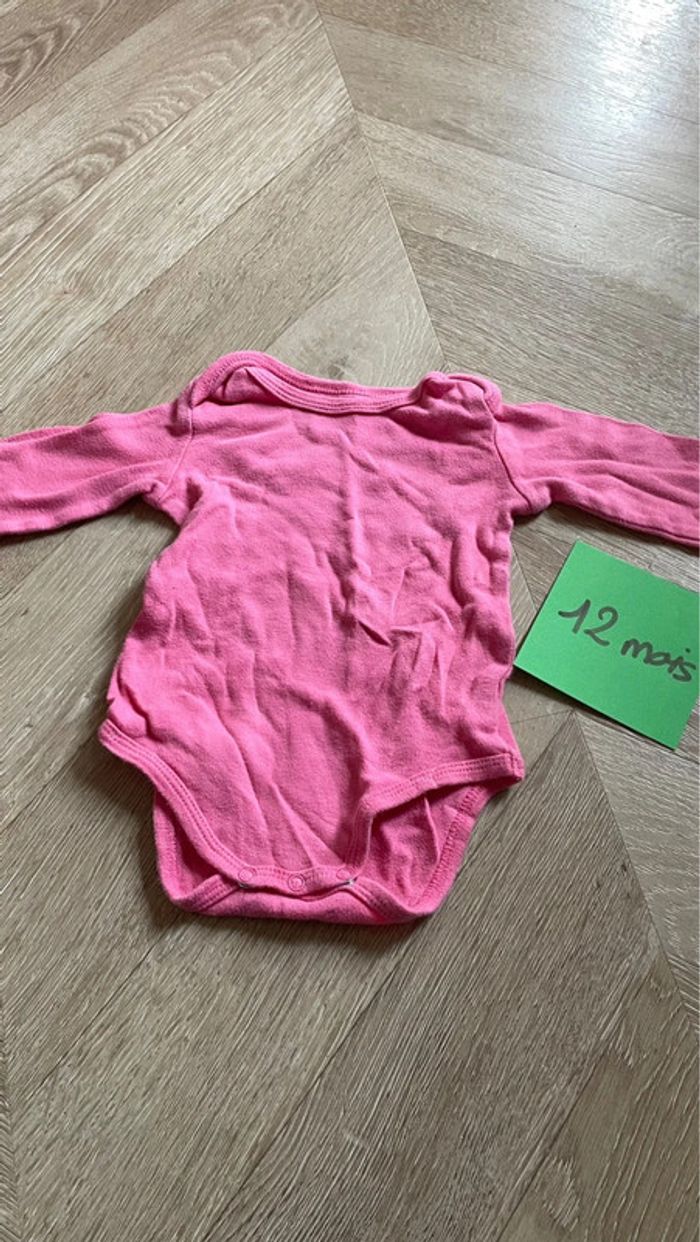 Lot 4 bodies taille 12 mois - photo numéro 4