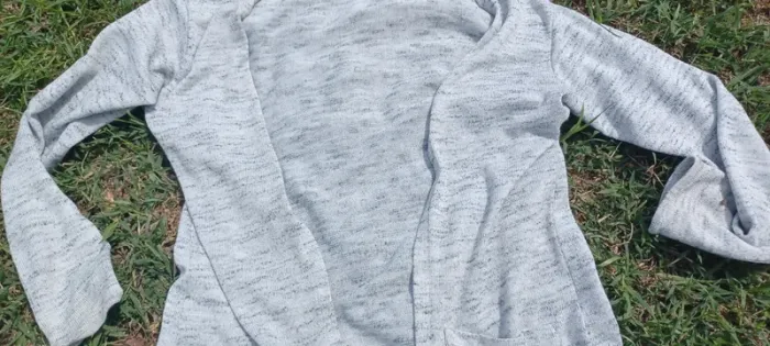Gilet gris fille taille 8 ans h&m - photo numéro 2
