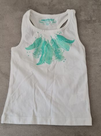 Débardeur orchestra 2 ans plumes