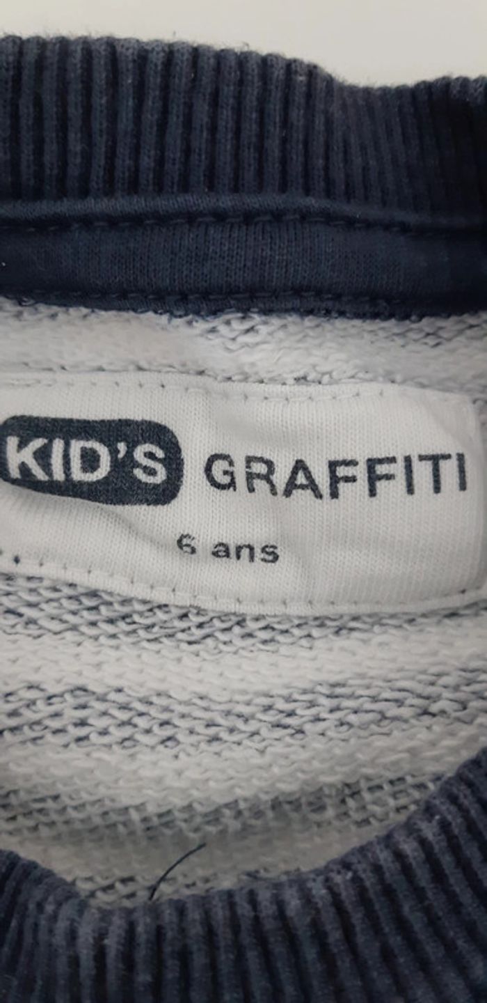 Pull garçon 6 ans kid's graffiti - photo numéro 3