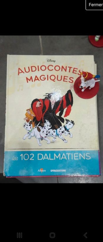 Numero77 audioconte Magique Altaya disney deagostini livre et figurine audio conte compte