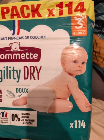 114 Couches taille 3 4 a 9 kg POMMETTE