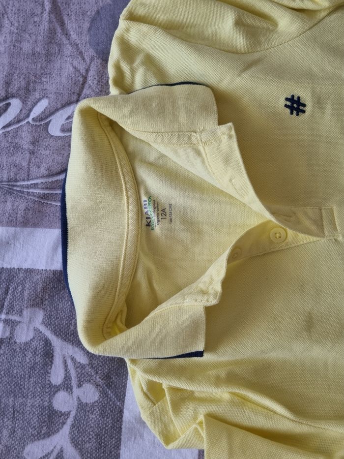 Polo jaune kiabi - photo numéro 2