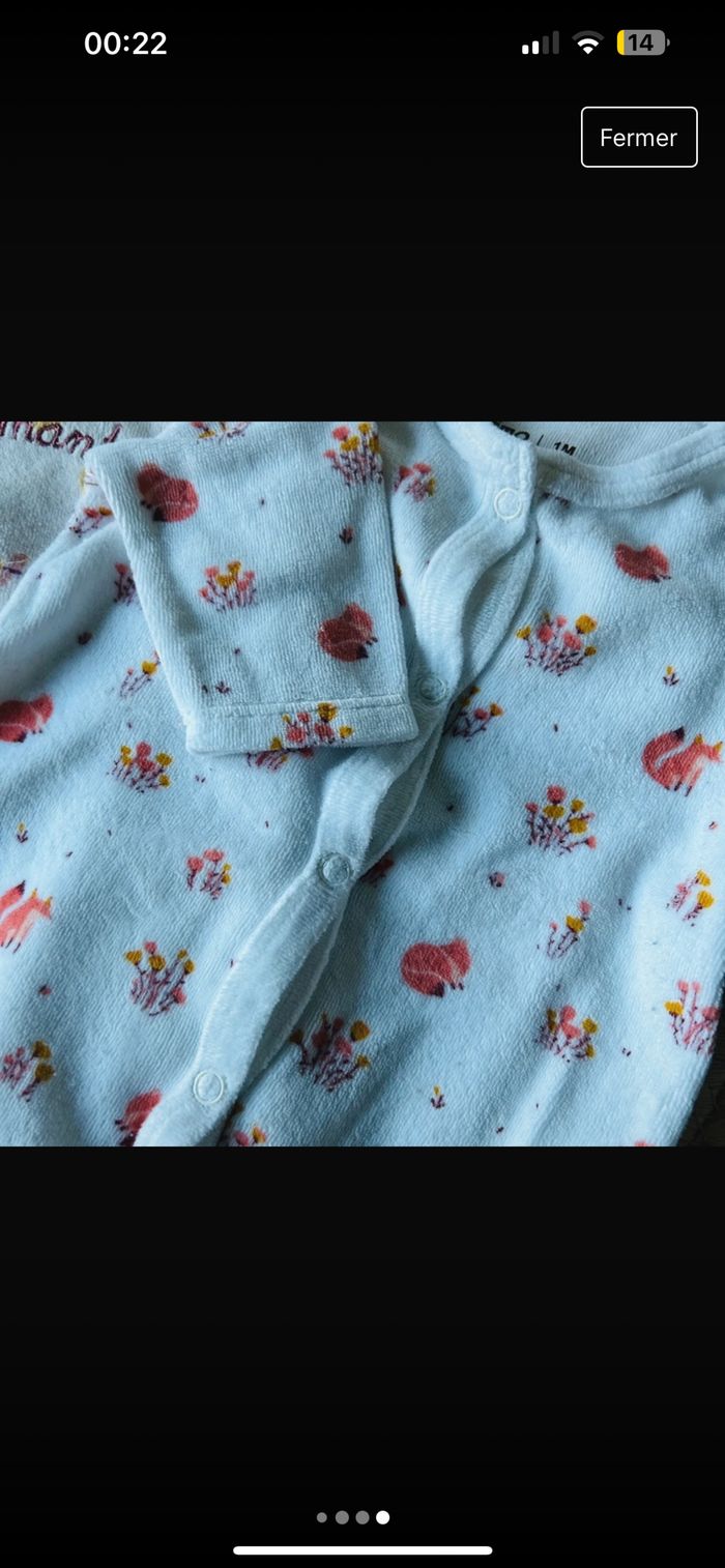 Lot de pyjama bébé fille - photo numéro 4