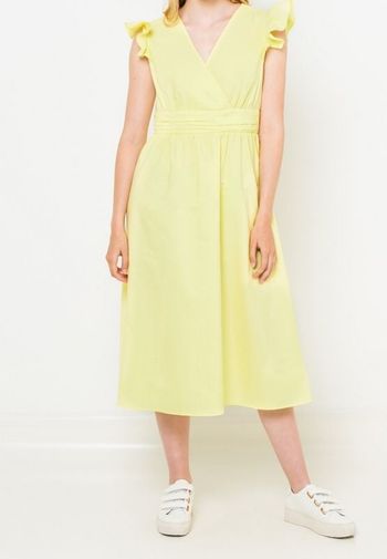 Robe jaune Camaïeu