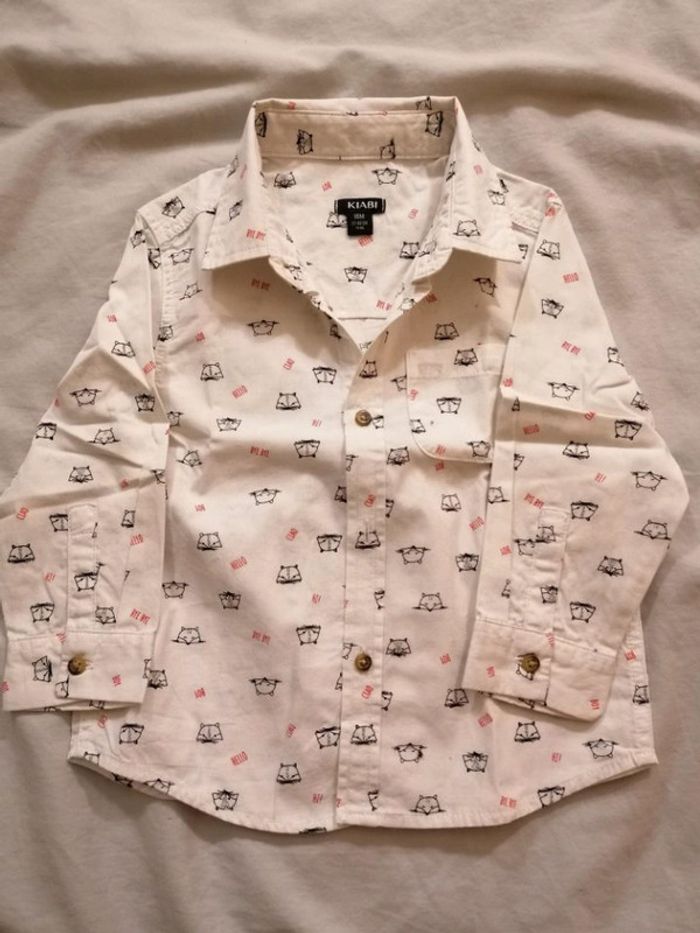 Chemise manches longues