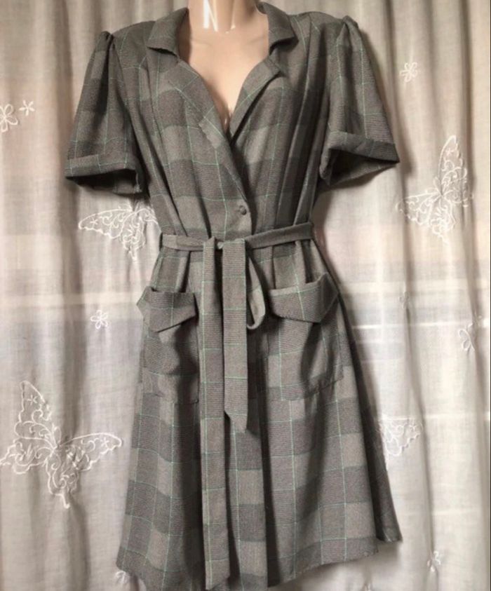 Très jolie robe cache Coeur prince de Galle 38 Mango - photo numéro 1