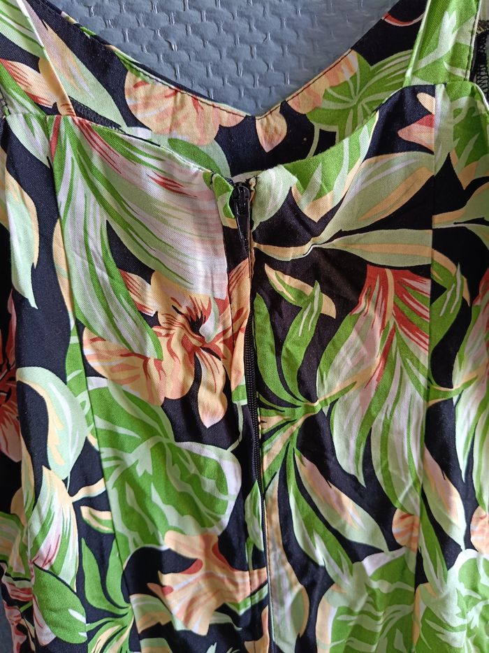 Robe longue tropicale à bretelles – Taille 3 (Popo England) - photo numéro 5