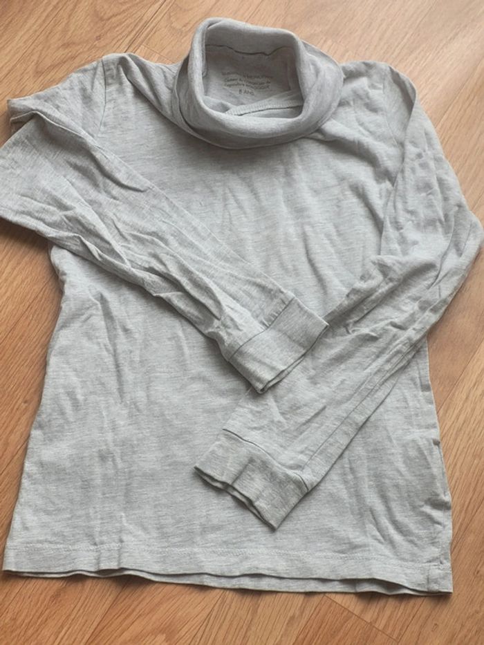 Thsirt sous pull col roulé manches longues 8ans Monoprix - photo numéro 2