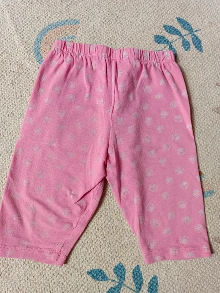 Short rose coquillage brillant 4 ans coton - photo numéro 4