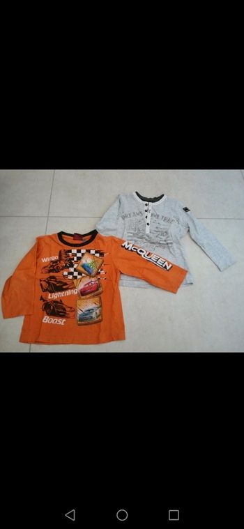 Lot de 2 t-shirts 4 ans