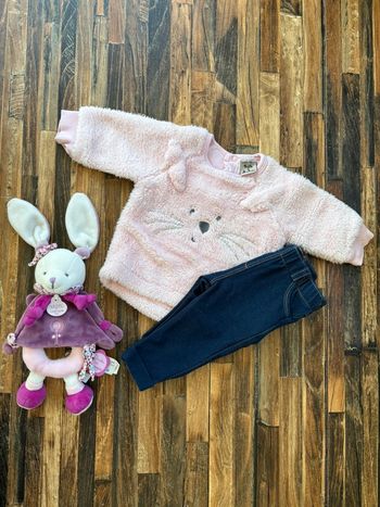 Ensemble pull + legging 3 mois fille