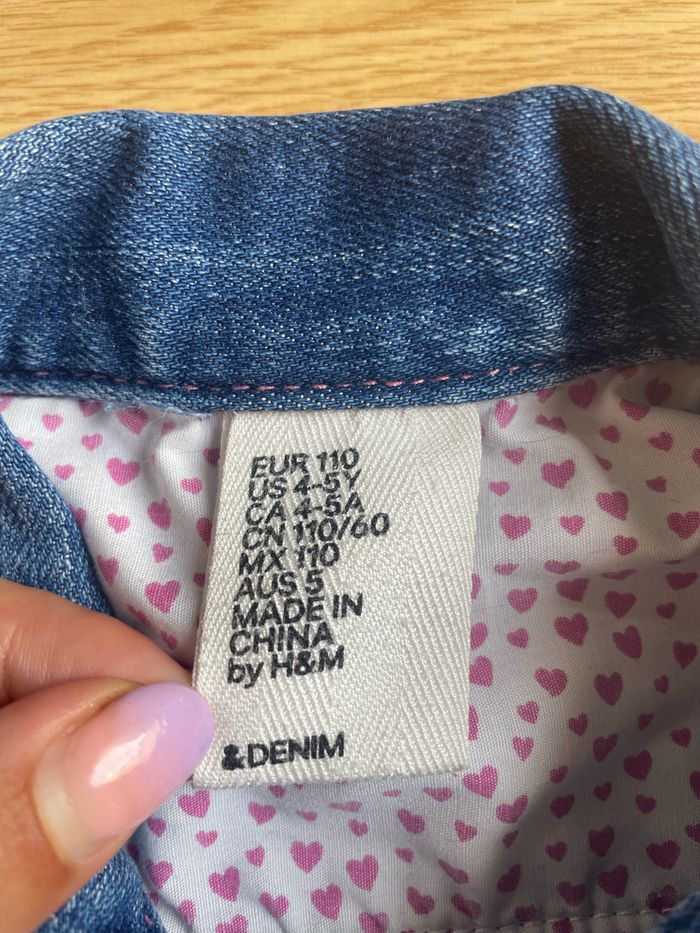 Veste en jean 4-5 ans - photo numéro 2