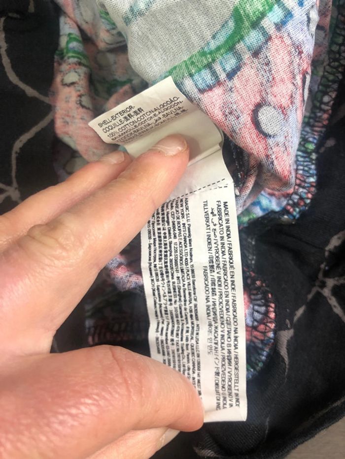 Robe Desigual taille S coupe boule imprimée japonisant - photo numéro 7