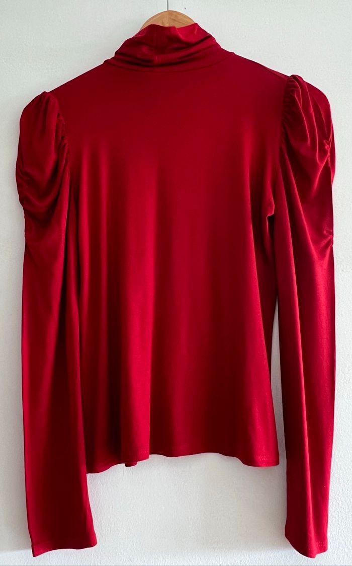 Pul  manches longues et col roulé rouge - photo numéro 9