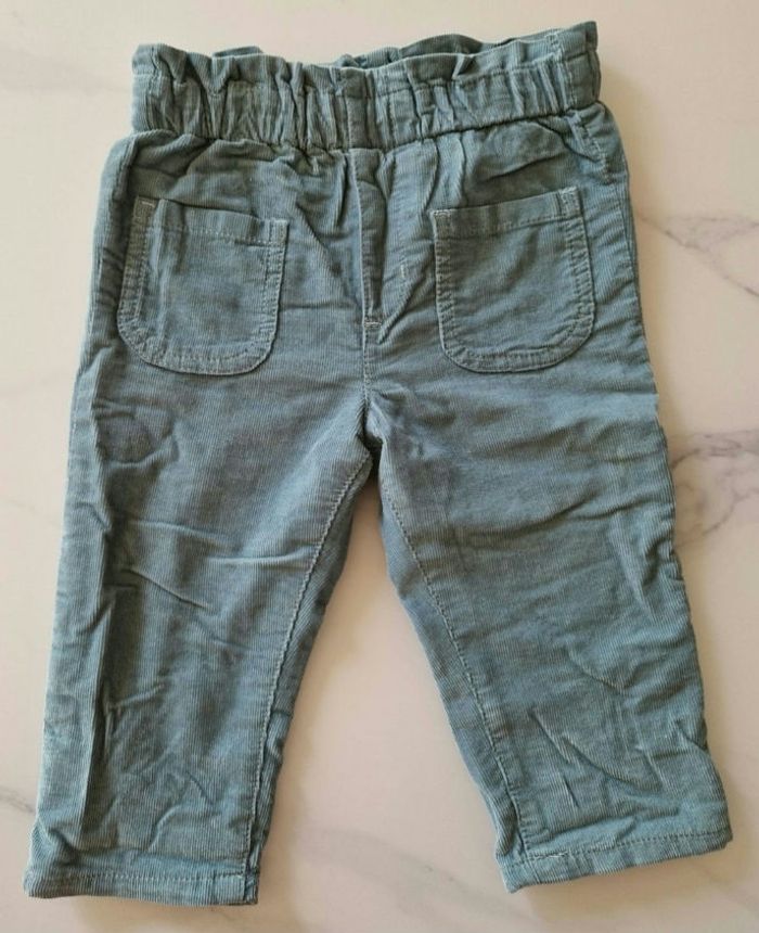 Pantalon vert Bout'Chou 9 mois