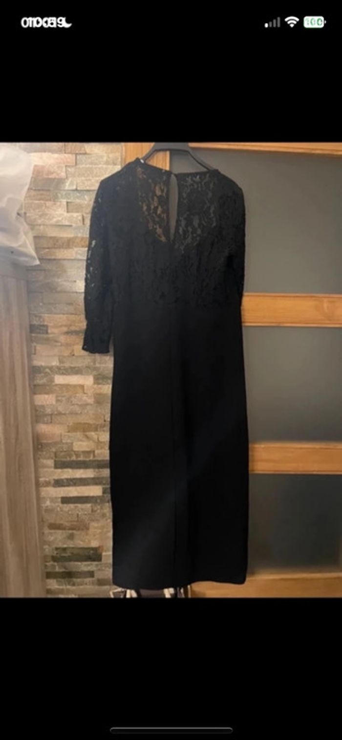 Magnifique robe crayon style pin up décolleté cœur Zara taille L - photo numéro 3